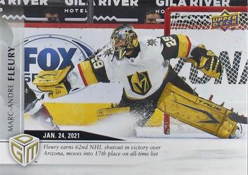 2020-21 Upper Deck Game Dated Moments #7 Marc-Andre Fleury Front