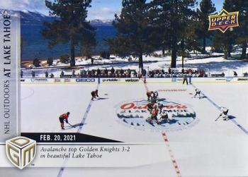 2020-21 Upper Deck Game Dated Moments #18 NHL Outdoors Front