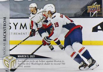 2020-21 Upper Deck Game Dated Moments #23 Nicklas Backstrom Front