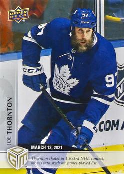 2020-21 Upper Deck Game Dated Moments #26 Joe Thornton Front