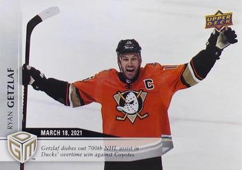 2020-21 Upper Deck Game Dated Moments #30 Ryan Getzlaf Front