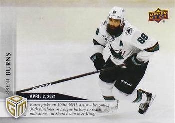 2020-21 Upper Deck Game Dated Moments #33 Brent Burns Front