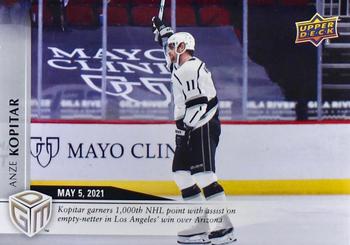 2020-21 Upper Deck Game Dated Moments #51 Anze Kopitar Front