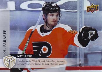 2020-21 Upper Deck Game Dated Moments #54 Joel Farabee Front