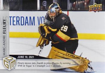 2020-21 Upper Deck Game Dated Moments #69 Marc-Andre Fleury Front