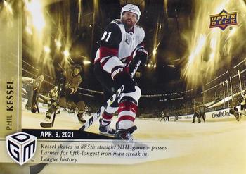2020-21 Upper Deck Game Dated Moments - Gold #37 Phil Kessel Front