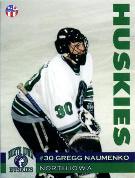 1995-96 North Iowa Huskies (USHL) #24 Gregg Naumenko Front