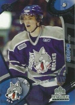 2004-05 Extreme Sudbury Wolves (OHL) #15 Adam McQuaid Front