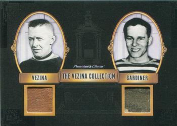 2020-21 President's Choice Vezina Collection - Vezina Trophy Winners #NNO Georges Vezina / Chuck Gardiner Front