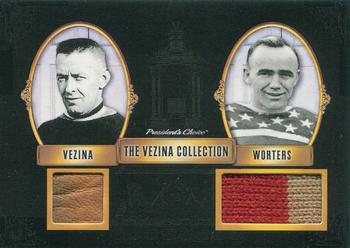 2020-21 President's Choice Vezina Collection - Vezina Trophy Winners #NNO Georges Vezina / Roy Worters Front