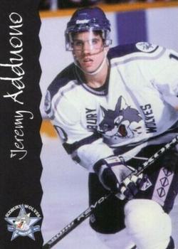 1996-97 Sudbury Wolves (OHL) 25th Anniversary #NNO Jeremy Adduono Front