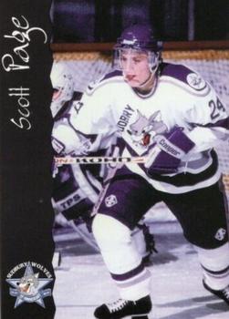 1996-97 Sudbury Wolves (OHL) 25th Anniversary #NNO Scott Page Front