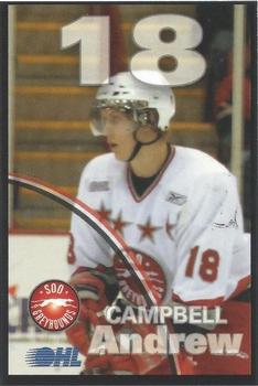 2007-08 Joey Calzone's Soo Greyhounds (OHL) #NNO Andrew Campbell Front