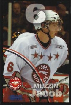 2007-08 Joey Calzone's Soo Greyhounds (OHL) #NNO Jacob Muzzin Front