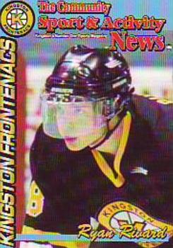 1998-99 The Community Sport & Activity News Kingston Frontenacs (OHL) #NNO Ryan Rivard Front