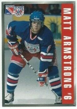 1999-00 Kinsmen Kinette Kitchener Rangers (OHL) #2 Matt Armstrong Front