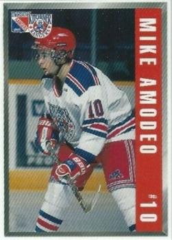 1999-00 Kinsmen Kinette Kitchener Rangers (OHL) #6 Mike Amodeo Front