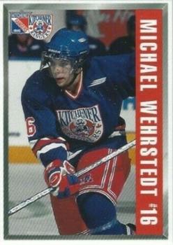 1999-00 Kinsmen Kinette Kitchener Rangers (OHL) #11 Mike Wehrstedt Front