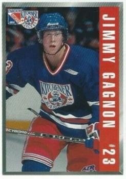 1999-00 Kinsmen Kinette Kitchener Rangers (OHL) #17 Jimmy Gagnon Front