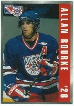 1999-00 Kinsmen Kinette Kitchener Rangers (OHL) #20 Allan Rourke Front