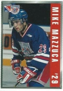 1999-00 Kinsmen Kinette Kitchener Rangers (OHL) #22 Mike Mazzuca Front