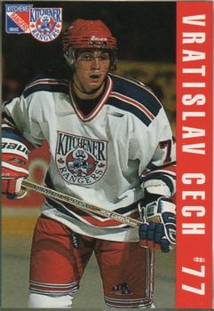 1998-99 Burger King Kitchener Rangers (OHL) #25 Vratislav Cech Front