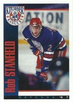 1996-97 Domino's Pizza Kitchener Rangers (OHL) #NNO Rob Stanfield Front