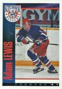 1996-97 Domino's Pizza Kitchener Rangers (OHL) #NNO Adam Lewis Front