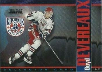 1996-97 Domino's Pizza Kitchener Rangers (OHL) #NNO Boyd Devereaux Front