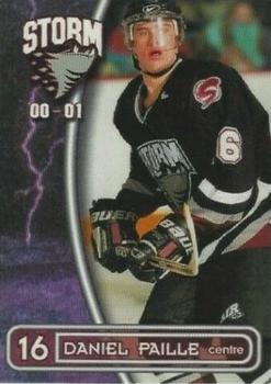 2000-01 M&T Printing Guelph Storm (OHL) #15 Daniel Paille Front