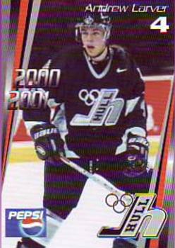 2000-01 Cartes, Timbres et Monnaies Sainte-Foy Hull Olympiques (QMJHL) #2 Andrew Carver Front