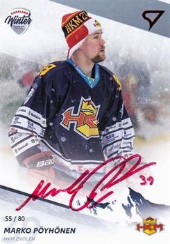 2018-19 SportZoo Tipsport Liga Winter Classic - Autograph #W20 Marko Pöyhönen Front