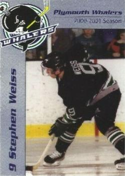 2000-01 Remerica Plymouth Whalers (OHL) #A-07 Stephen Weiss Front