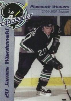 2000-01 Remerica Plymouth Whalers (OHL) #A-13 James Wisniewski Front