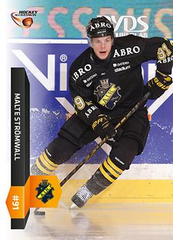 2015-16 Playercards HockeyAllsvenskan #HA-002 Malte Strömwall Front