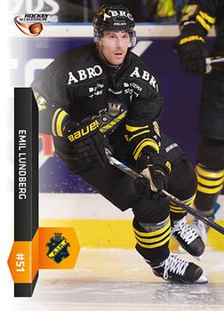 2015-16 Playercards HockeyAllsvenskan #HA-007 Emil Lundberg Front