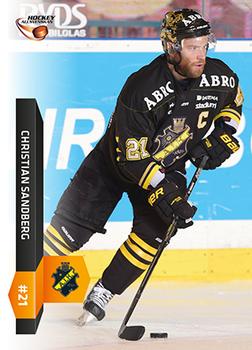 2015-16 Playercards HockeyAllsvenskan #HA-009 Christian Sandberg Front
