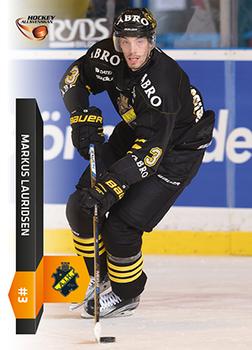 2015-16 Playercards HockeyAllsvenskan #HA-011 Markus Lauridsen Front