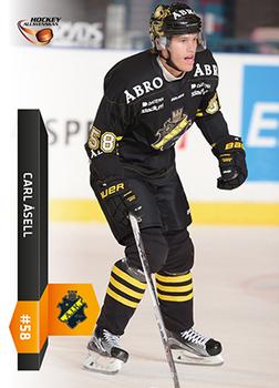 2015-16 Playercards HockeyAllsvenskan #HA-015 Carl Åsell Front