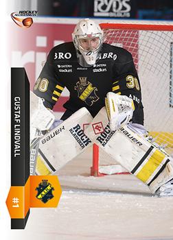 2015-16 Playercards HockeyAllsvenskan #HA-024 Gustaf Lindvall Front