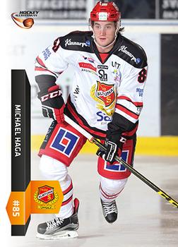 2015-16 Playercards HockeyAllsvenskan #HA-027 Michael Haga Front