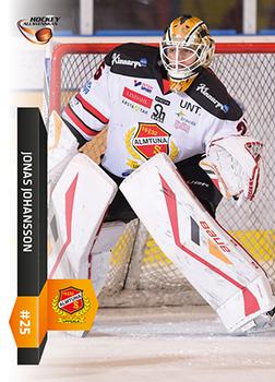 2015-16 Playercards HockeyAllsvenskan #HA-045 Jonas Johansson Front