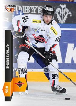 2015-16 Playercards HockeyAllsvenskan #HA-050 Mathias Bromé Front