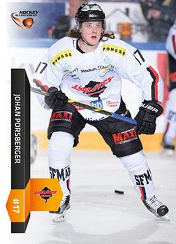 2015-16 Playercards HockeyAllsvenskan #HA-056 Johan Porsberger Front
