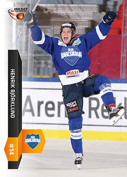2015-16 Playercards HockeyAllsvenskan #HA-075 Henrik Björklund Front