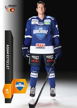2015-16 Playercards HockeyAllsvenskan #HA-079 Adam Estoclet Front