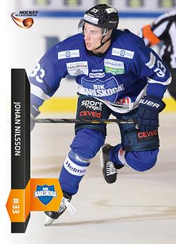 2015-16 Playercards HockeyAllsvenskan #HA-080 Johan Nilsson Front