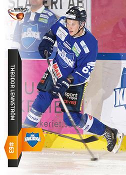 2015-16 Playercards HockeyAllsvenskan #HA-085 Theodor Lennström Front