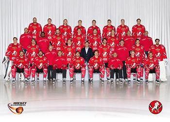 2015-16 Playercards HockeyAllsvenskan #HA-096 Teamfoto HC Vita Hästen Front