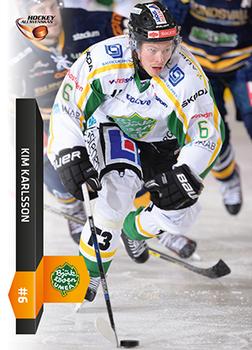 2015-16 Playercards HockeyAllsvenskan #HA-125 Kim Karlsson Front